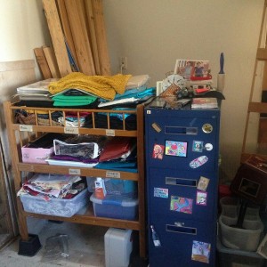 organizing sewing room