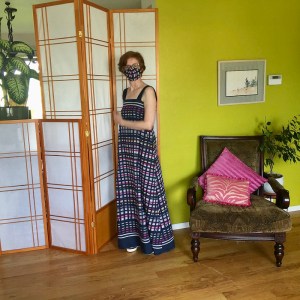 vogue 8893 vintage maxi dress